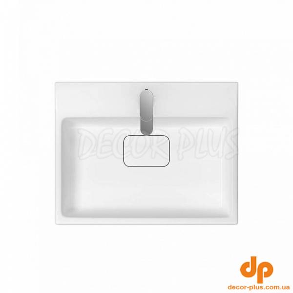K118-006 VIRGO Раковина меблева  60, з отвором для змішувача, білий глянець (1 сорт)