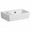 501.518.00.7 Selnova Compact Раковина зі скороченим вилітом 40см, отвір для змішувача зліва, з переливом, білий глянець (1 сорт)
