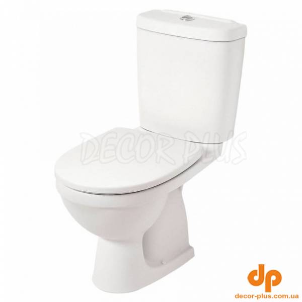 L79211000 FREJA Унітаз-компакт підлоговий з дюропластовим сидінням з мікроліфтом, г/в, класичний, 3/6л, н/п (1 сорт)