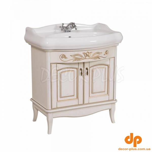Шафка з умивальником Мікела Ваніль 80