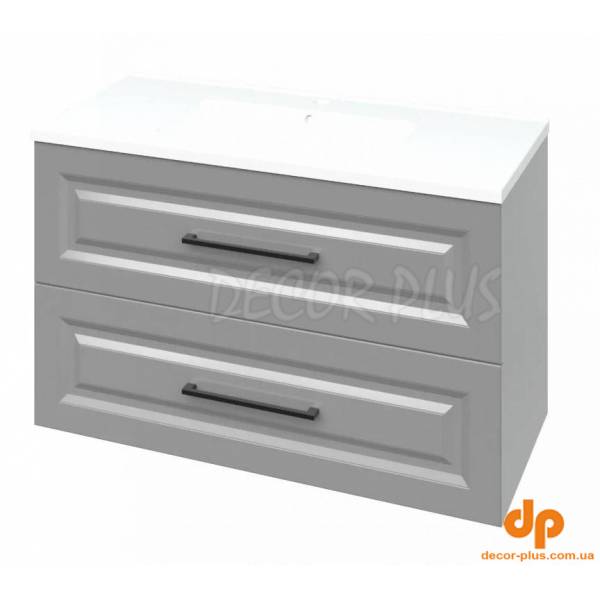 Шафка з умивальником Родео 100 Денвер сірий Mirater