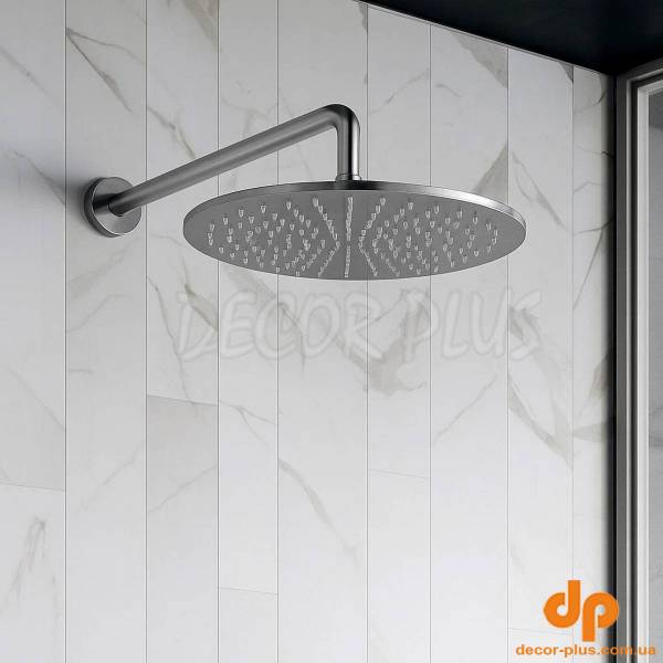 ZSOF079ST MASTER KING  Верхній душ 300 мм STEEL LOOKING (1 сорт)