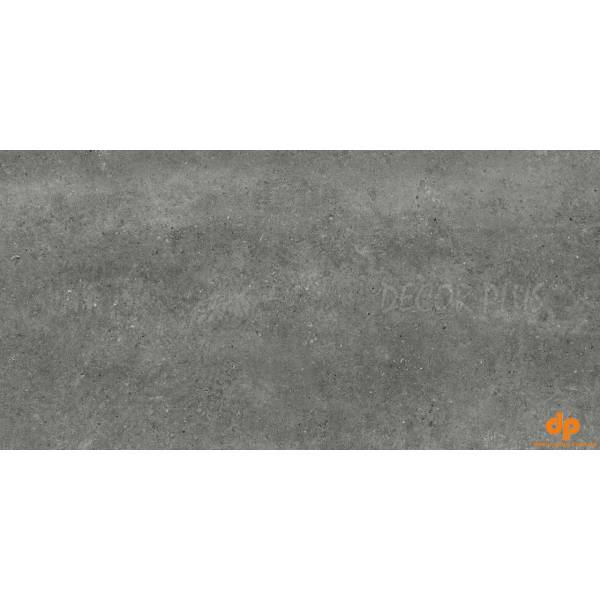 Плитка керамогранітна Flax Темно-сірий LAP 600x1200x8 Intercerama