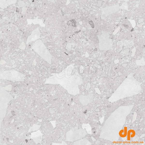 Плитка керамогранітна Genesis Light Grey RECT MAT 598x598 Cersanit