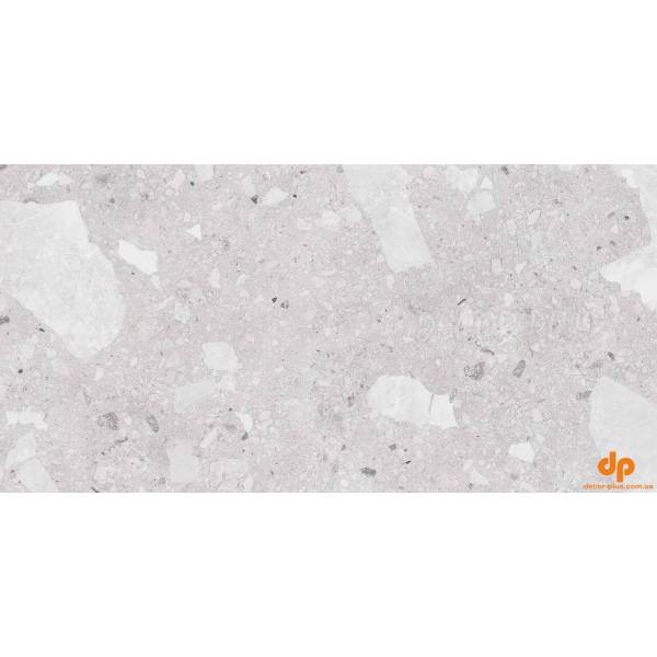 Плитка керамогранітна Genesis Light Grey RECT MAT 598x1198 Cersanit