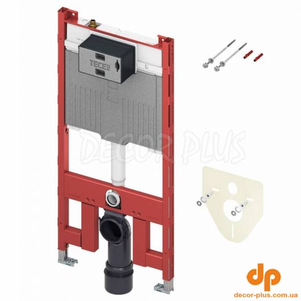 9300502 TECEprofil Модуль 8см для підвісного унітазу, бачок Octa II (прокл+редукція DN90/100+2шп М12 з гайками), 1120мм (1 сорт)