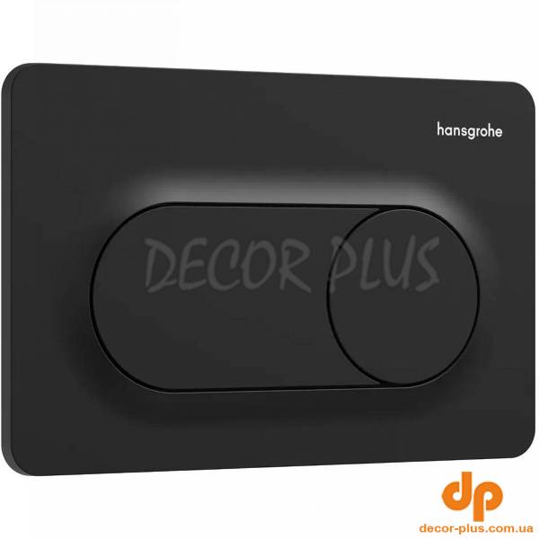 66002670 HG Змивна клавіша iFrame Original S, чорний матовий (1 сорт)