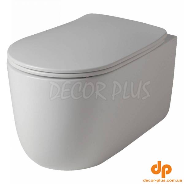 5315 30 Nolita Унітаз з кришкою S\C 5391 30,  безобідковий підвісний з турбозмивом  noise clean , білий матовий (1 сорт)