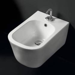 5125 01 Tribeca Біде підвісне з 1 отв. під змішувач в комплекті із шумоізоляцією та кріпленням WB9N, білий (1 сорт)