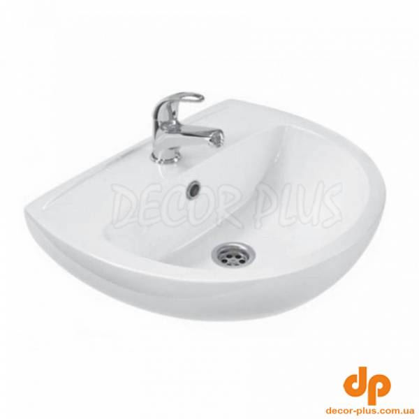 L71160000 FREJA Раковина 60 см з центральним отвором, білий (1 сорт)