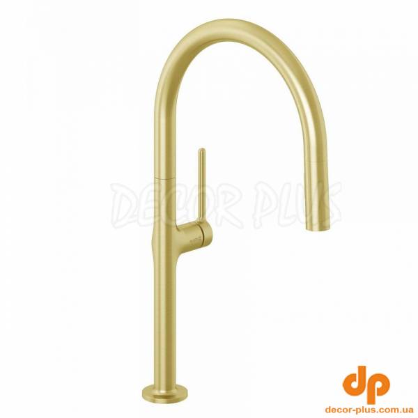 Змішувач для кухні Reef 50851N075 брашоване золото Kludi