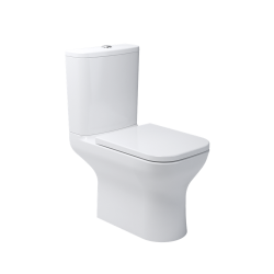 3710020 FRAME Компакт з кришкою soft-close безобідковий, Vortex Flush, білий (1 сорт)