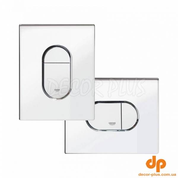 38844000 Arena Cosmopolitan, накладна панель змиву унітазу, хром (1 сорт)