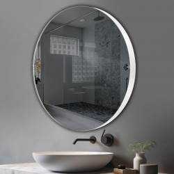 Дзеркало Inox R White + options 1000х1000 Juergen Mirror