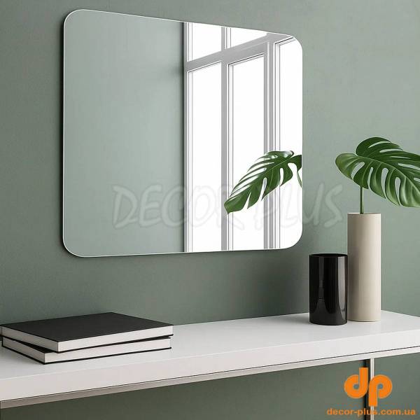 4800700 Basic Дзеркало 800х700 закруглене (1 сорт)