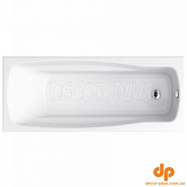 S301-163 LANA Ванна прямокутна 170х70, в комплекті з ніжками, білий глянець (1 сорт)