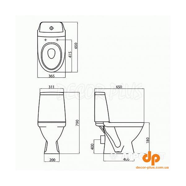 L39000000 MODO Унітаз-компакт, горизонтальний вип., з  дюропл. сидінням з мікроліфтом та арм.дворежимною (1 сорт)
