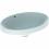 500.717.01.2 VariForm Умивальник овальний, 55х40см, що вбуд.в стільницю, без отв. під змішувач, з переливом, глазурований знизу,