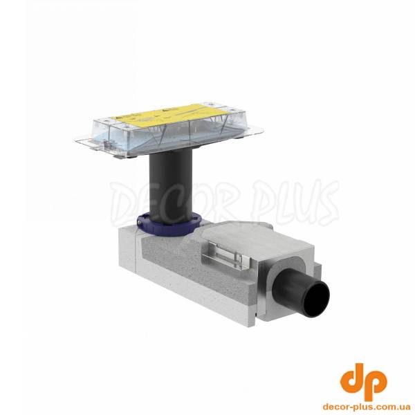 154.150.00.1 CleanLine Сифон до душових каналів, для висоти вирівнювальної стяжки на трапі 90–220 мм (1 сорт)