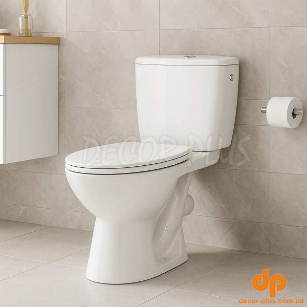 K681-062 Компакт 903 MILOS KA010 3/6л з кришкою поліпропілен, гор.випуск (1 сорт)