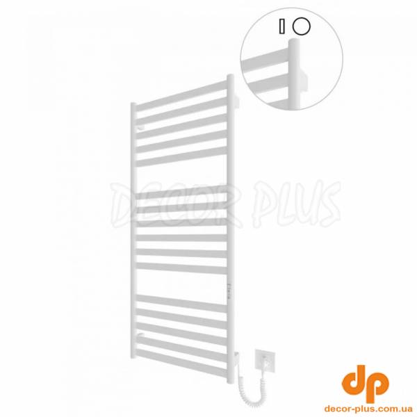 6.1.0503.06.WM Рушникосушка ел. HF York 1170х530 білий мат, в комплекті з прих.підкл (1 сорт)