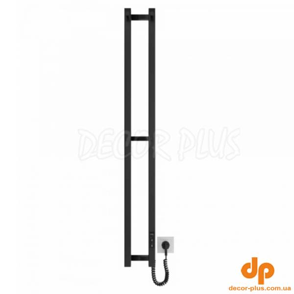 3.164.045618.BM Рушникосушка ел. HF Slim 1170x140 чорний мат, в комплекті з прих.підкл (1 сорт)