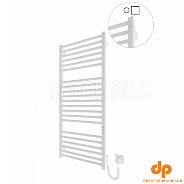6.1.0404.06.WM Рушникосушка ел. HF Derby 1170х530 білий мат, в комплекті з прих.підкл (1 сорт)