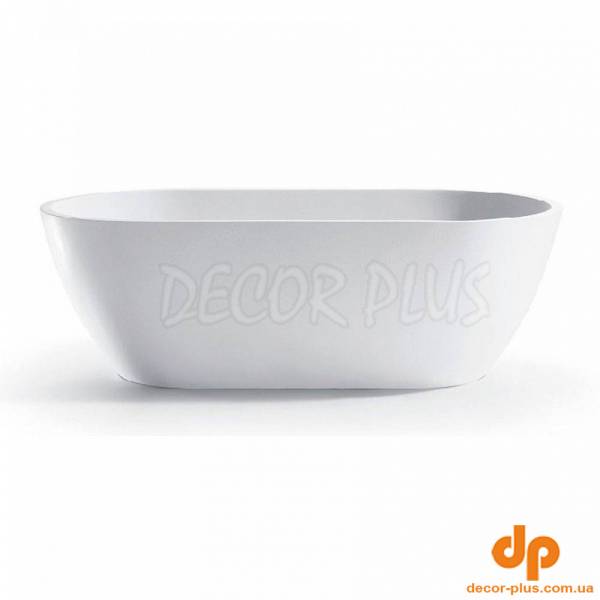 18080110U Ванна Laguna штучний камінь з сифоном 180x80 см, білий глянець (1 сорт)