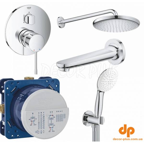 Набір змішувачів 5 в 1 Essence UA26417SC1L Grohe