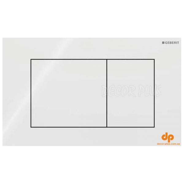 Кнопка зливу Sigma 40 Square 115.629.SI.1 Білий Geberit