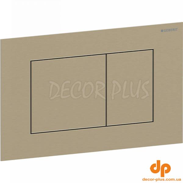 Кнопка зливу Sigma 40 Square 115.629.QF.1 Латунь matt Geberit