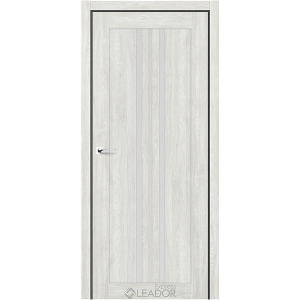 Двері міжкімнатні Leador Express CLEMATIS Артвуд Жасмін Сатин білий