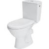 K03-076 Компакт COMPACT 918 MERIDA M010 3/6 TOILET SEAT PP SC UA з поліпропіленовим сидінням з плавним закриванням, горизонтальн