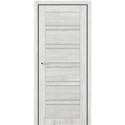 Двері міжкімнатні Leador Express GERBERA Артвуд Жасмін Сатин білий