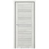 Двері міжкімнатні Leador Express GERBERA Артвуд Жасмін Сатин білий