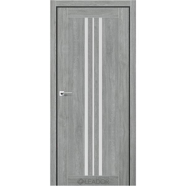 Двері міжкімнатні Leador Express CLEMATIS Артвуд Сільвер Сатин білий