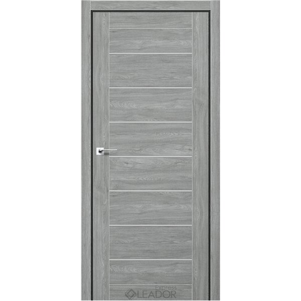 Двері міжкімнатні Leador Express WISTERIA Артвуд Сільвер Сатин білий