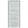 Двері міжкімнатні Leador Express GERBERA Дуб Тревіс Сірий Сатин білий