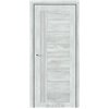 Двері міжкімнатні Leador Express VERBENA Дуб Тревіс Сірий Сатин білий