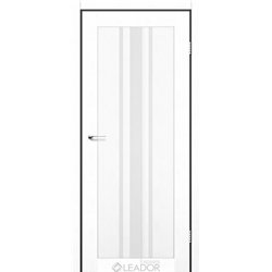 Двери межкомнатные Leador Express FERONA Белый Лен Сатин белый