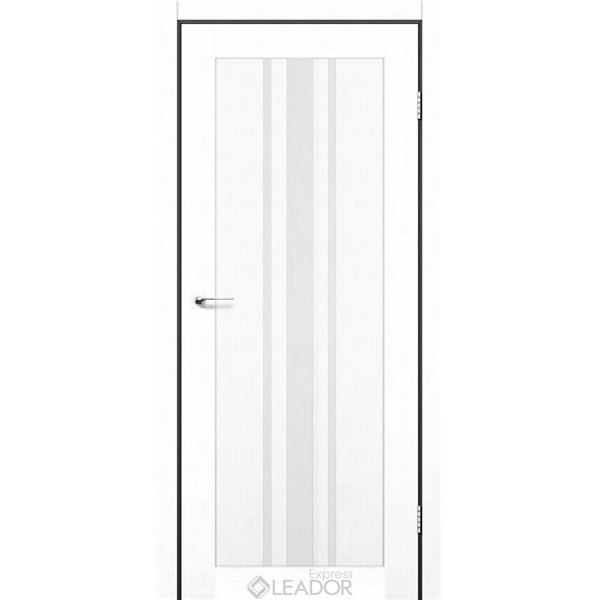 Двери межкомнатные Leador Express FERONA Белый Лен Сатин белый