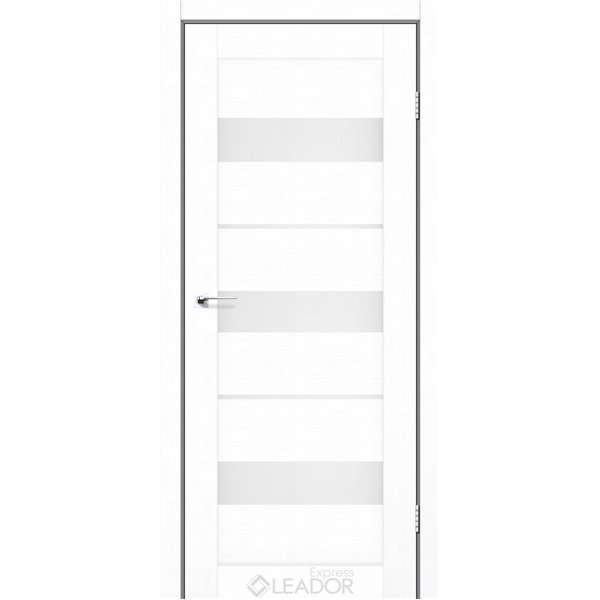 Двери межкомнатные Leador Express MODENA Белый Лен Сатин белый