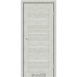 Двери межкомнатные Leador Express GARDA Клен Айс Сатин белый
