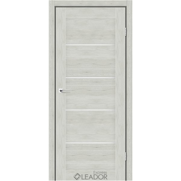 Двери межкомнатные Leador Express GARDA Клен Айс Сатин белый