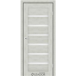 Двери межкомнатные Leador Express MILAN Клен Айс Сатин белый