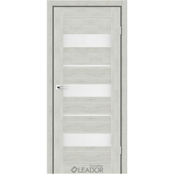 Двери межкомнатные Leador Express MODENA Клен Айс Сатин белый