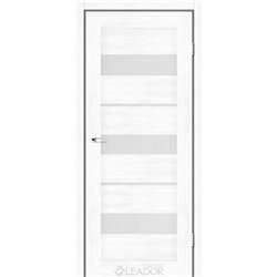 Двери межкомнатные Leador Express MODENA Клен Белый Сатин белый