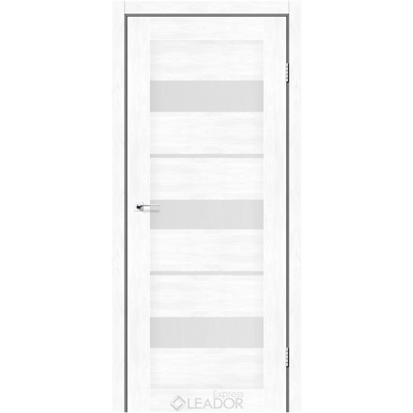 Двери межкомнатные Leador Express MODENA Клен Белый Сатин белый
