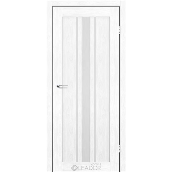 Двери межкомнатные Leador Express FERONA Клен Белый Сатин белый