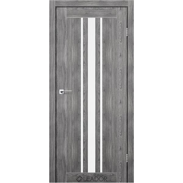 Двери межкомнатные Leador Express FERONA Клен Грей Сатин белый